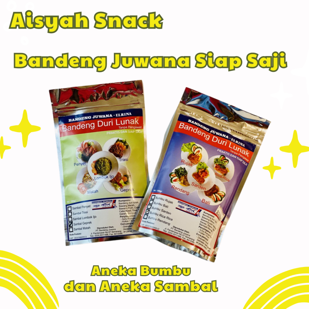 Bandeng Juwana Elrina Bandeng Siap Saji (10 Varian)