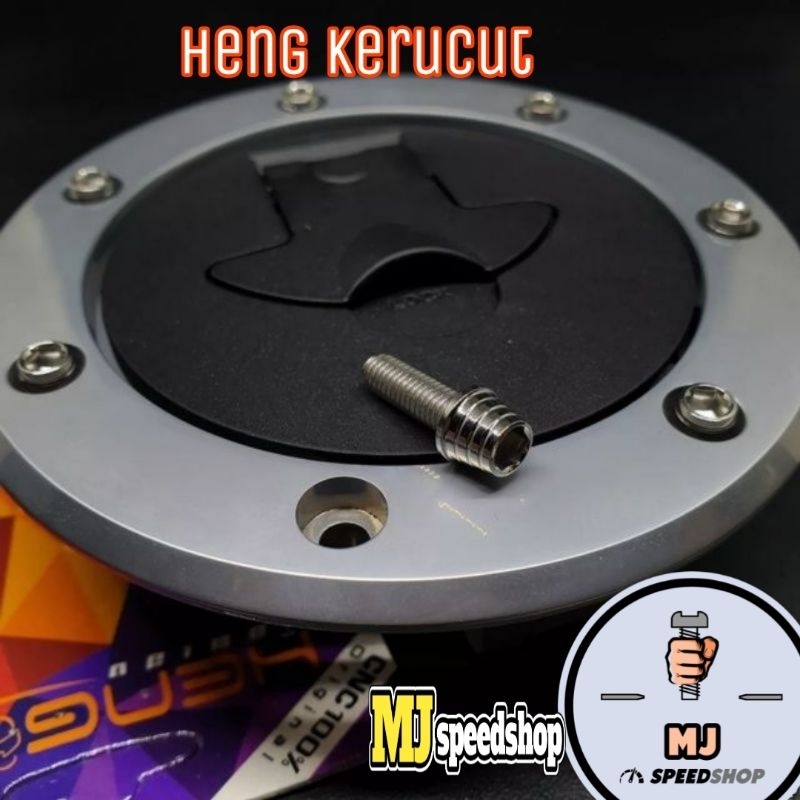 PROBOLT STAINLESS BAUT TUTUP TANGKI NINJA R NINJA SS NINJA RR MODEL HENG KERUCUT ORIGINAL THAILAND