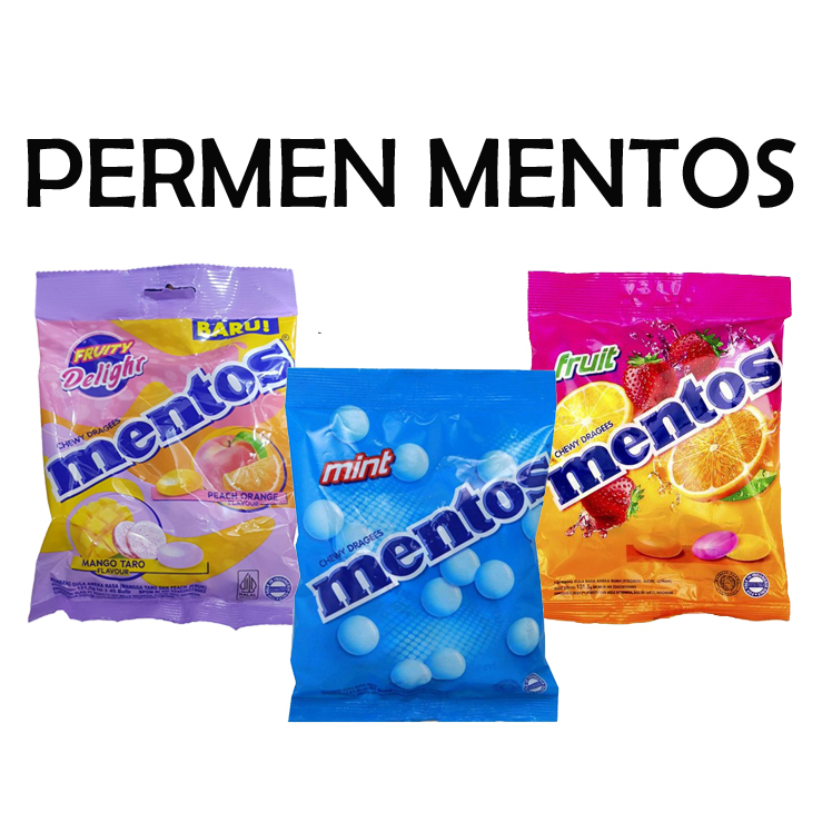 

PERMEN MENTOS 1 PACK ISI 50 BUTIR CEMILAN ANAK GROSIR