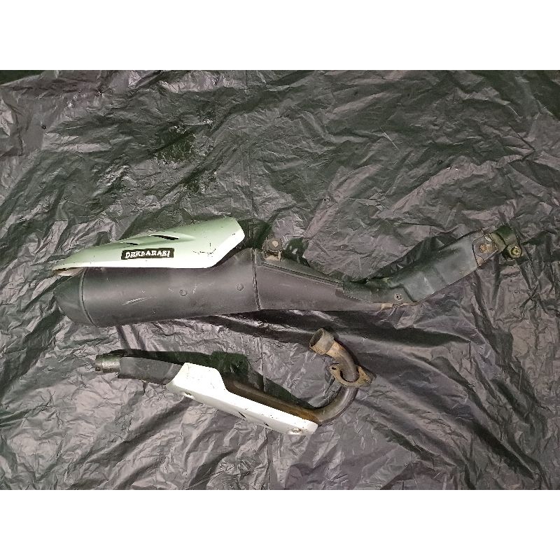 knalpot original crf150L copotan motor