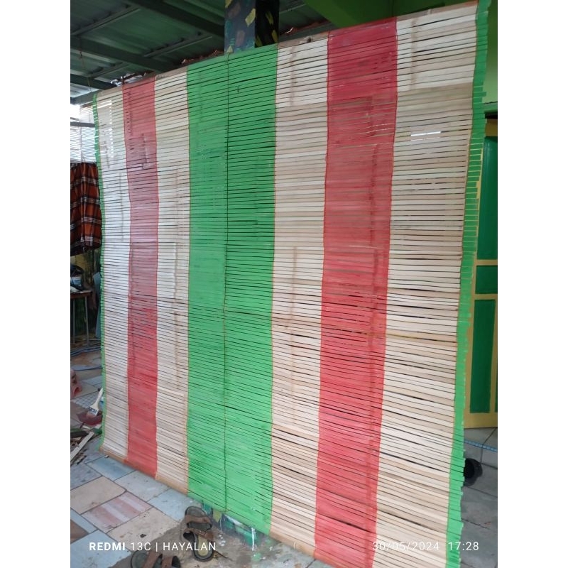 Tirai bambu 2x2 meter, Request motif
