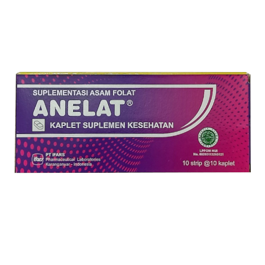 Anelat - Suplementasi Asam Folat - Kaplet Suplemen Kesehatan