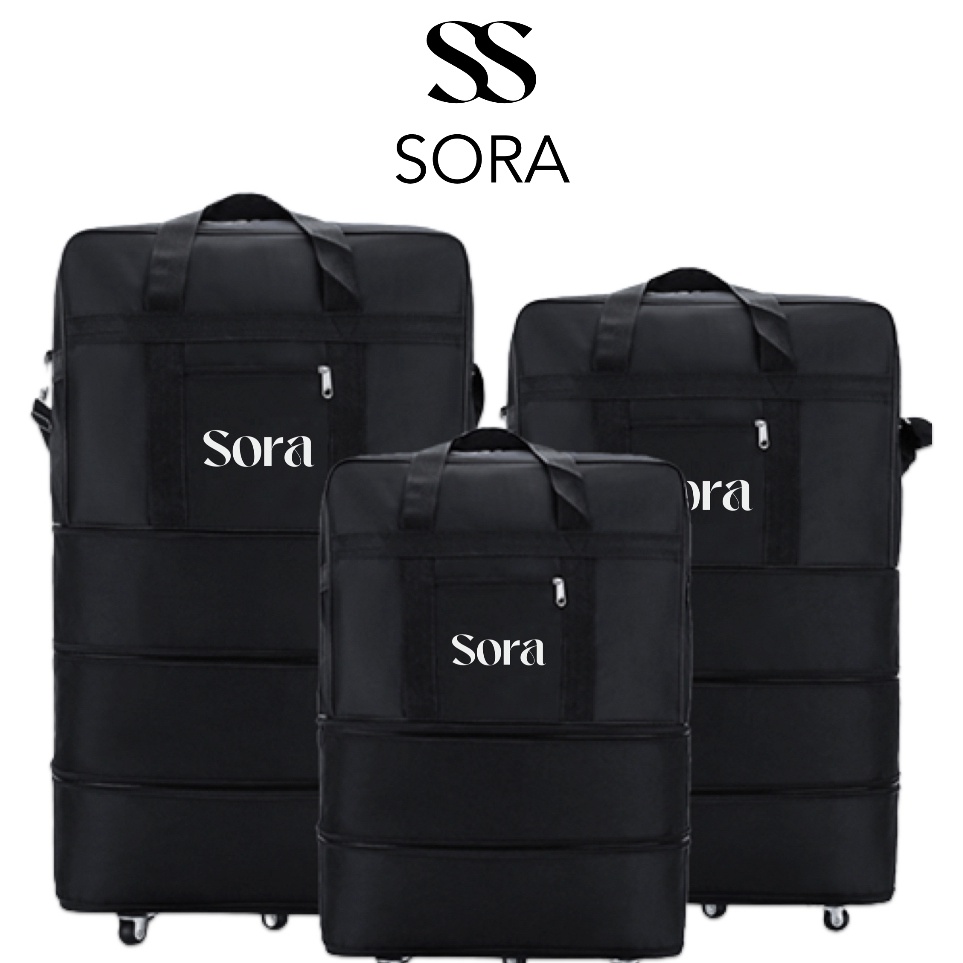 KODE B56U Tas Bagasi Koper Lipat Beroda Tas Travel Extra Besar Tas Travel Bag Lipat Besar