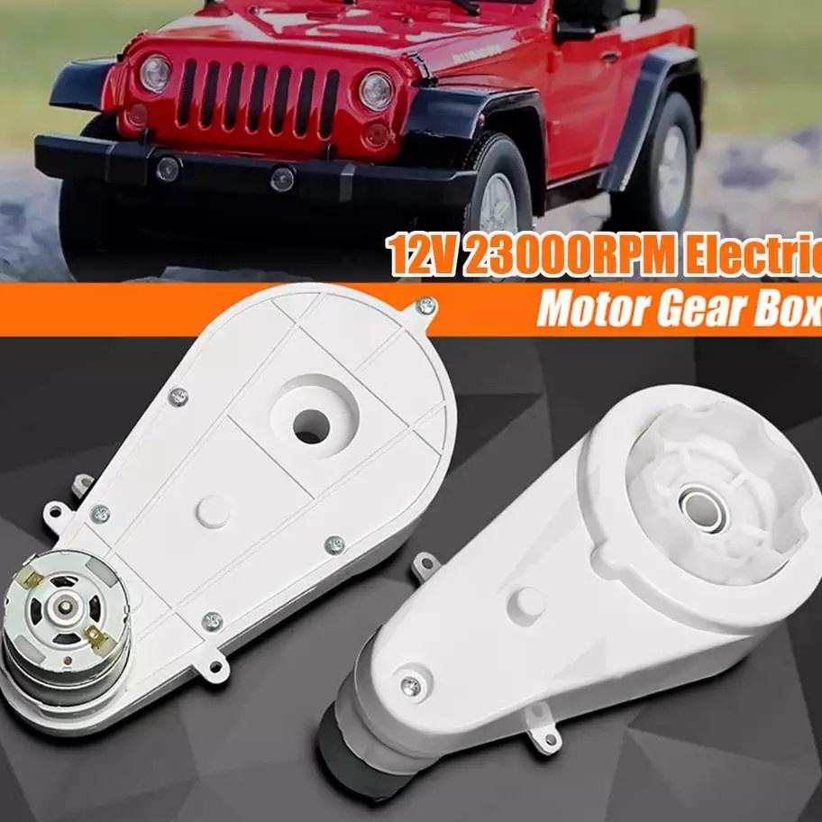 KODE Y19Z PENGGERAK MOBILAN ANAK GEAR BOK GEARBOX DINAMO 55 GTR MOBIL MOTOR MAINAN ANAK 12 VOLT 6 VO