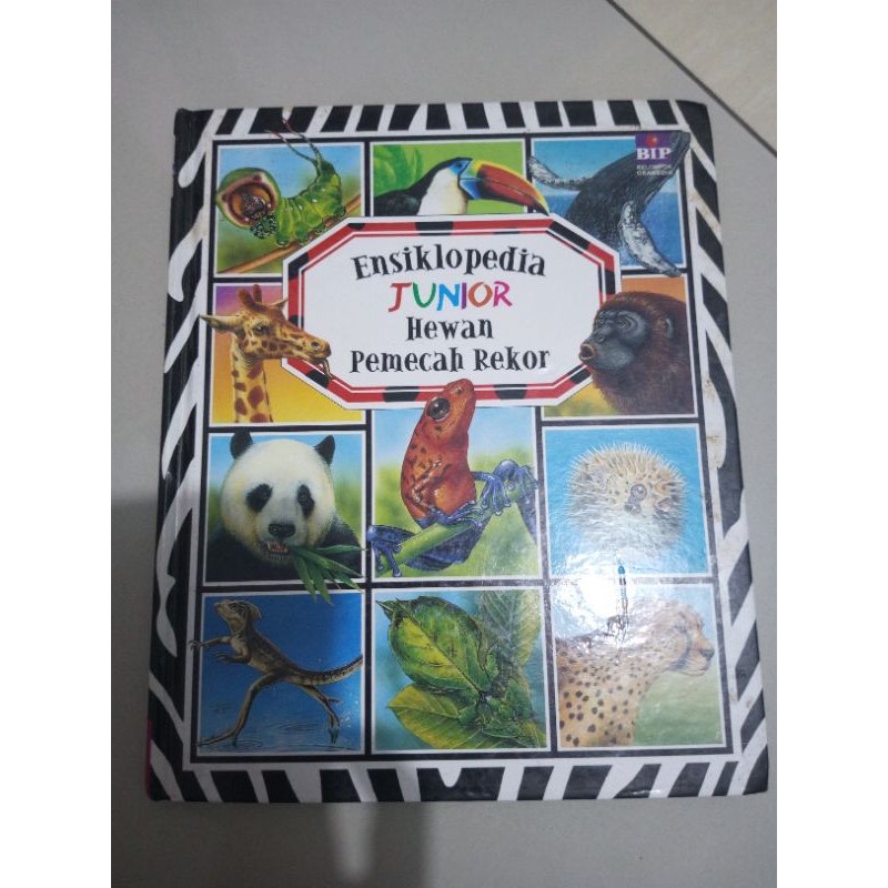 Ensiklopedia Junior Hewan Pemecah Rekor - Buku Preloved Nonfiksi Edukasi Anak Berwarna Hardcover Bah