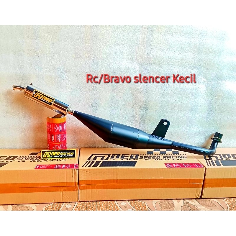 Knalpot Rc/Bravo Standar Racing Slencer Kecil