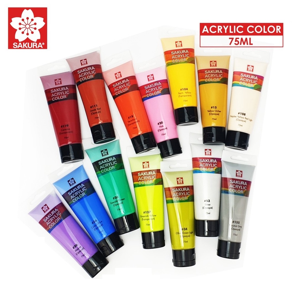 

KODE H19F Cat Akrilik Sakura 75ml Acrylic Color Paint