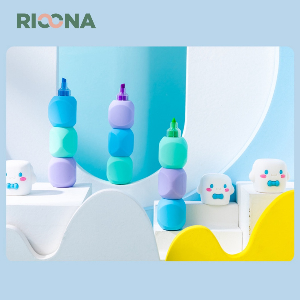 

KODE H44I Stabilo Sanrio Cinnamoroll Melody Kuromi Hello Kitty Highlighter Sanrio