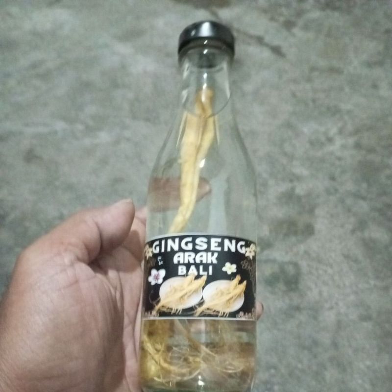 

Jamu Gingseng Ginseng Merah Asli Import + 4RBALI + Botol Kaca 330 ML