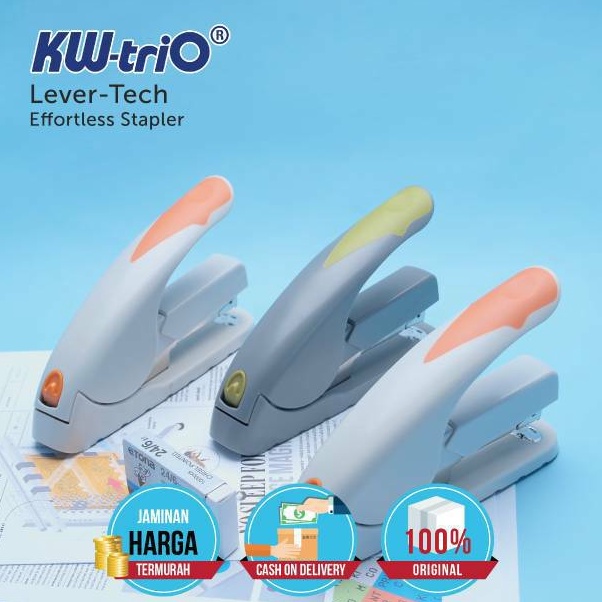 

Grosir KwTrio 5618 stapler effortless halfstrips 4 halamanGaransi 1 bulan