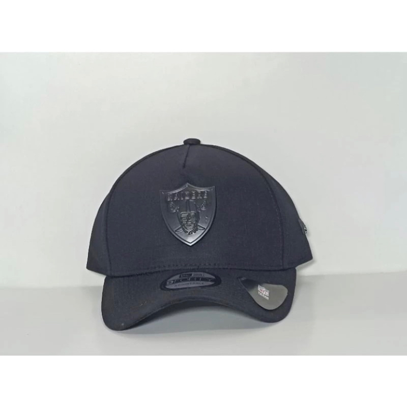 Topi Baseball Raiders Hitam Logo Besi Premium | Topi Mlb