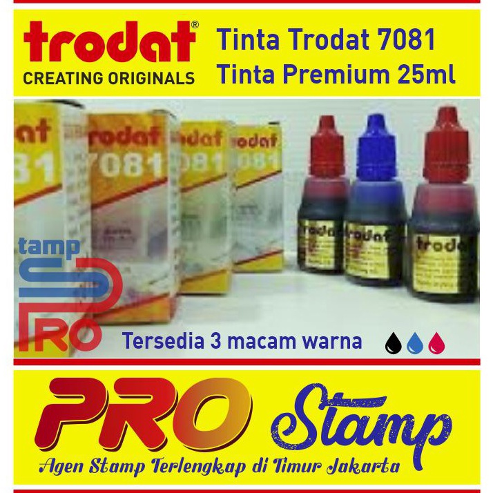 

KODE B69F Tinta Stempel Waterproof Tinta Permanen Tahan Air TRODAT 78125ml