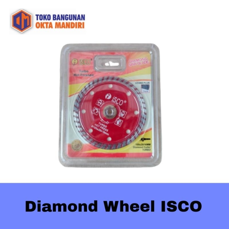 OKM- Diamond Wheel ISCO 4" Turbo slim / Pisau potong keramik / mata pisau gerinda