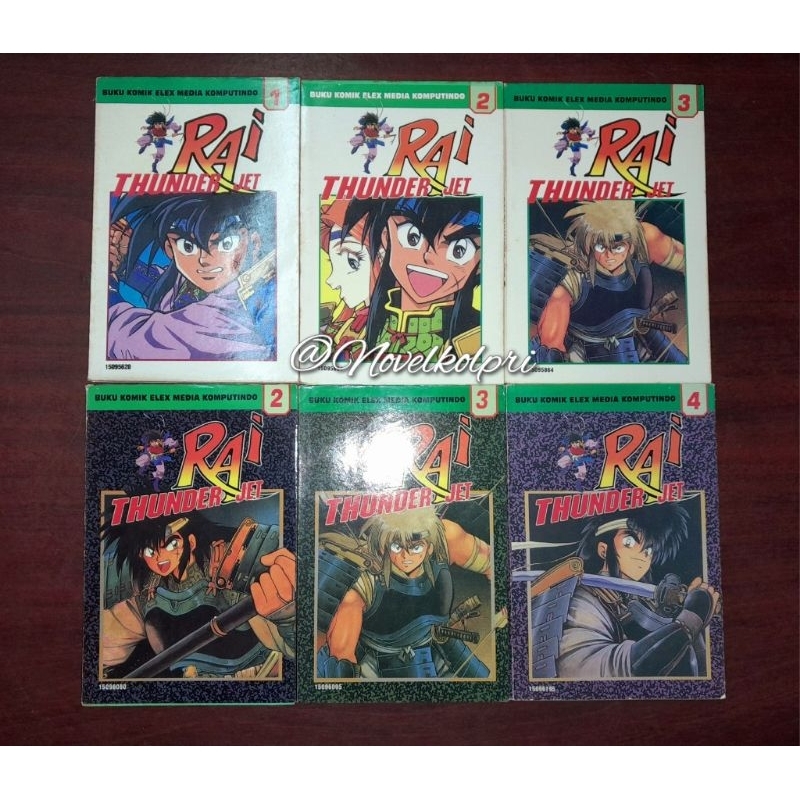 Komik SET 6 Buku Rai Thunder Jet