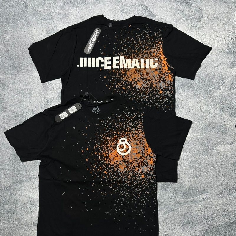 kaos pria juice ematic hight quality premium lengan pendek hitam