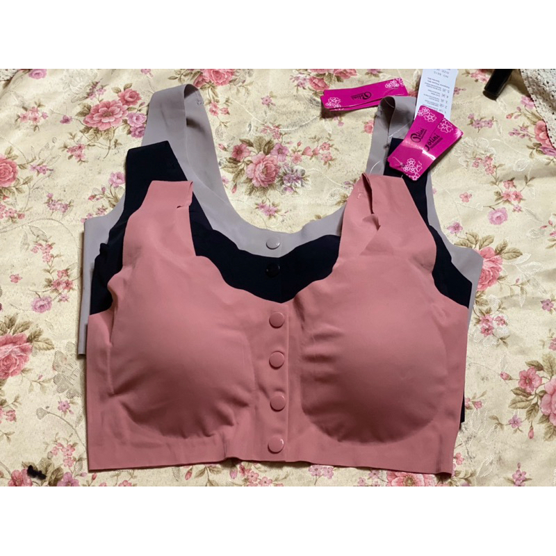 SPORT BRA BH POLINI BH SEAMLESS MINISET BRA KANCING DEPAN