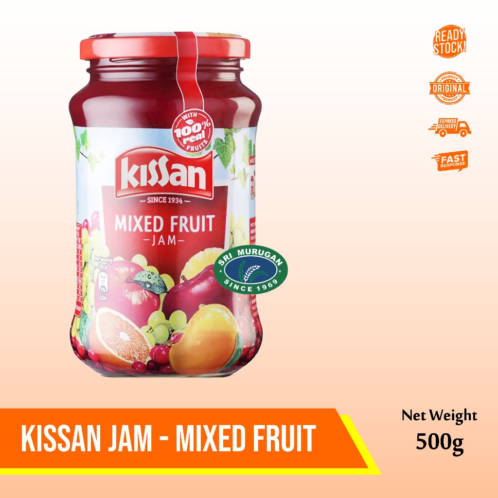 

Kissan Jam - Mix Fruit 500 GM