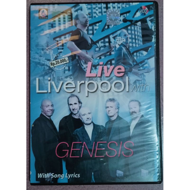 VCD original konser genesis live Liverpool