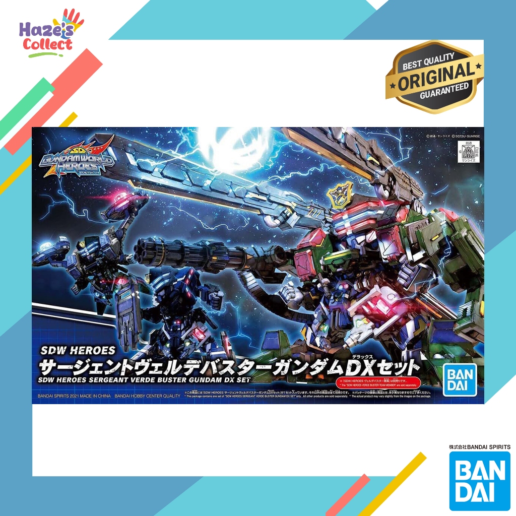 Bandai SD Gundam Sergeant Verde Buster DX Set