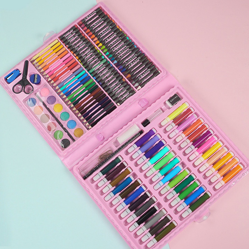 

Alat Lukis Set Lengkap Krayon Pensil Warna 15PCS Crayon Set Menggambar Mewarnai Melukis Anak