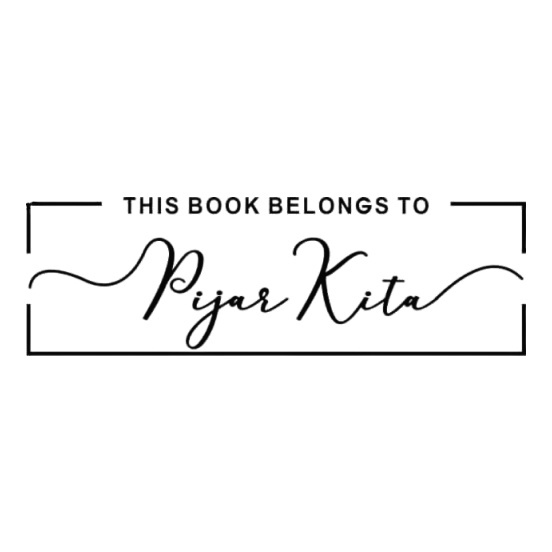 

E1 NAMA BOOK STAMP STEMPEL BUKU AESTHETIC PIJARKITA