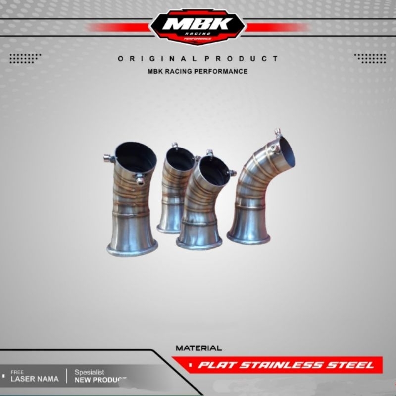 Velocity stack / Corong karbu PE 24 26 28 30 32 stainlis