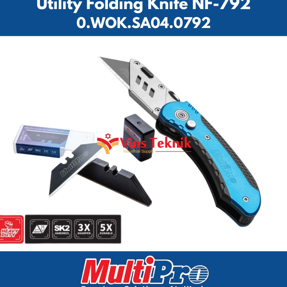 

Terdepan UTILITY FOLDING NF792 MULTIPRO NF792 CUTER LIPAT HEAVY DUTY