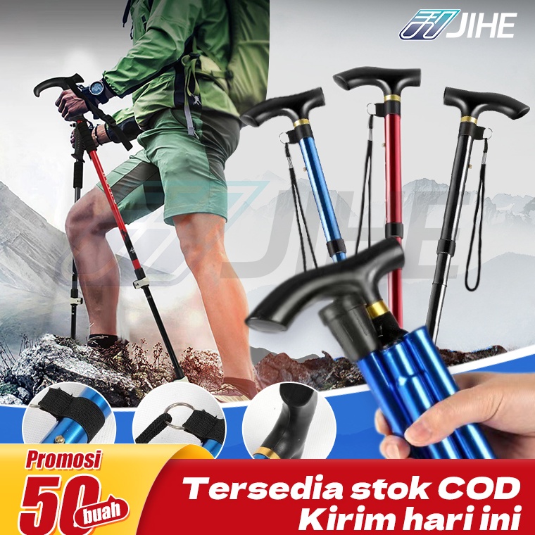 Paling Diminati Tracking Pole Eiger Valor Tongkat Gunung Trekking Hiking Alat Camping Tongkat Jalan 