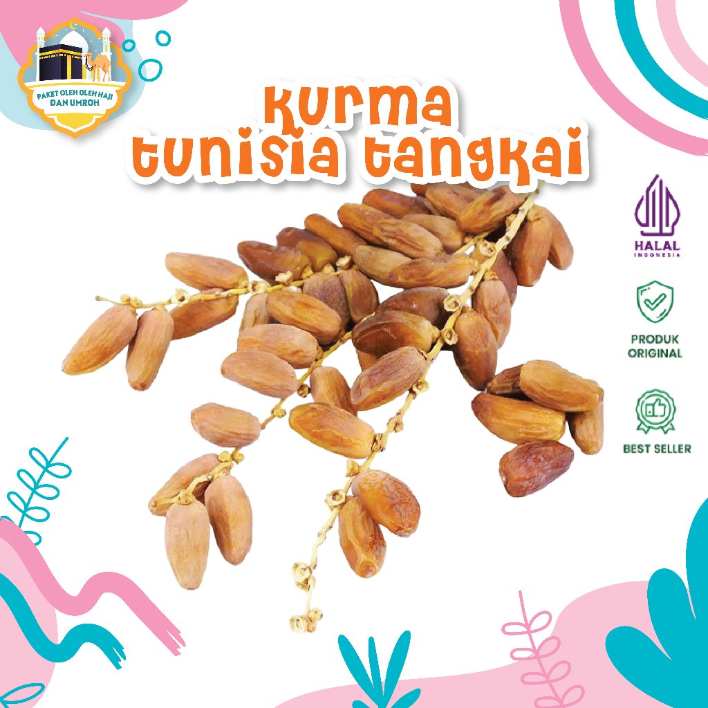 

Kurma Tunisia tangkai 1kg palm tunis oleh oleh haji dan umroh