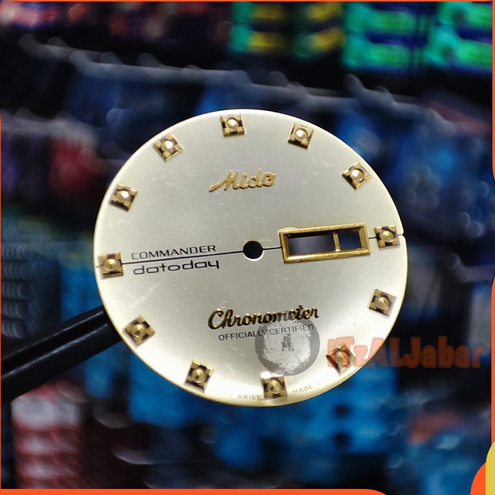 Bagus Banget Plat dial jam tangan Mido ocean star commander datoday