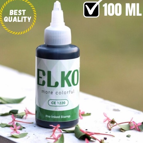 

Serba Murah Tinta Stempel Flash Trodat Otomatis Warna HIJAU isi 1 ML ELKO Waterproof