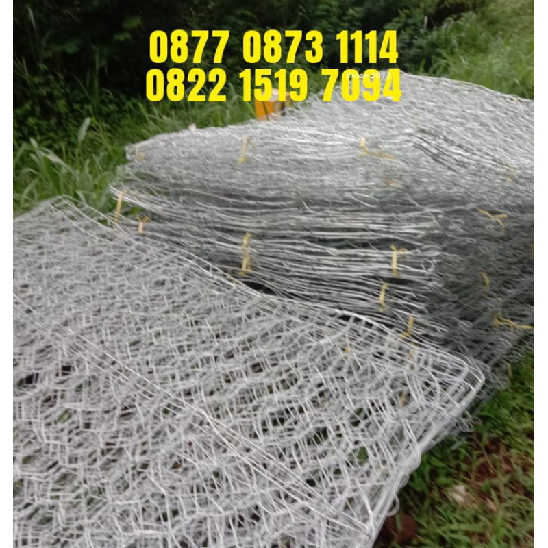 BRONJONG KAWAT GALVANIS MANUAL, UKURAN 2 X 1 X 0,5 BELI BANYAK CHAT WHATSAPP