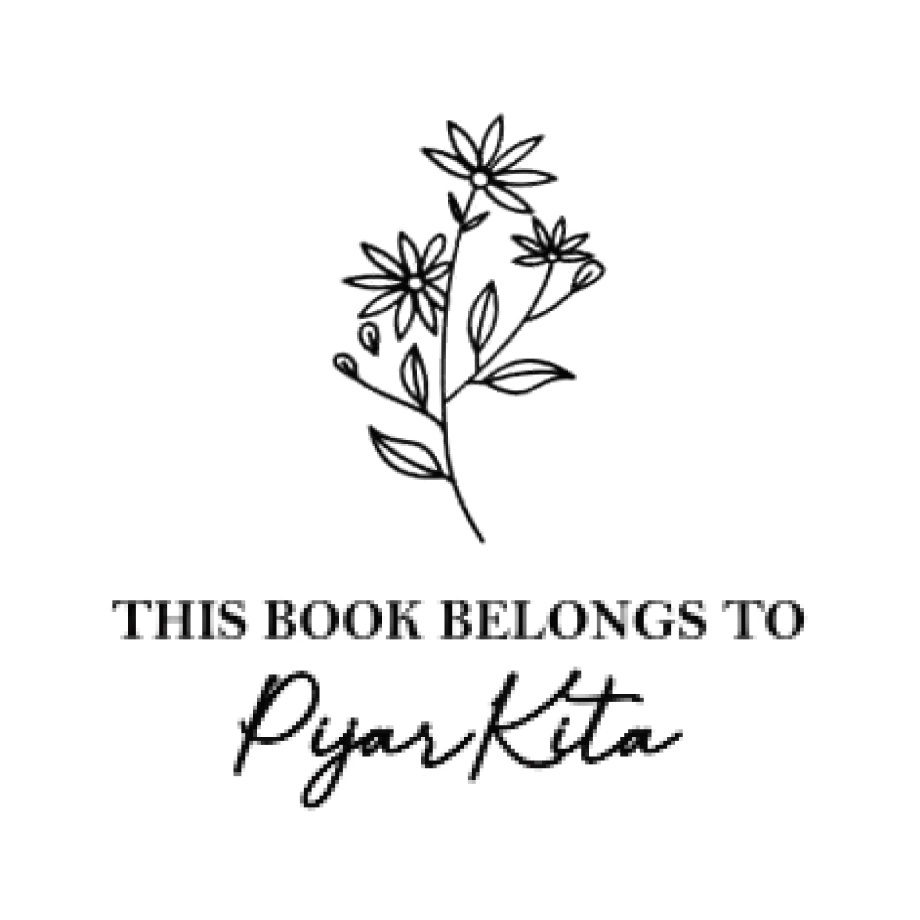 

B3 NAMA BOOK STAMP STEMPEL BUKU AESTHETIC PIJARKITA