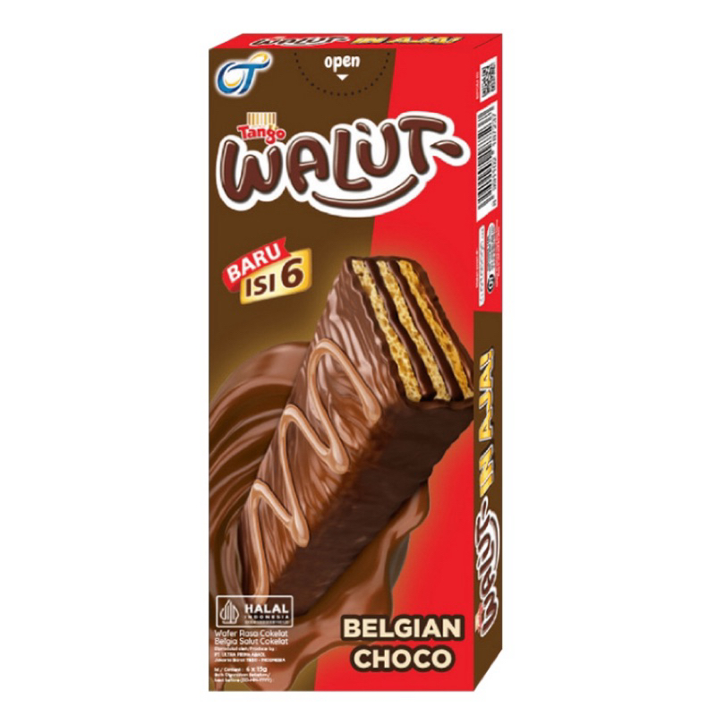 

Tango Walut Wafer Cokelat Belgian Box 90 g