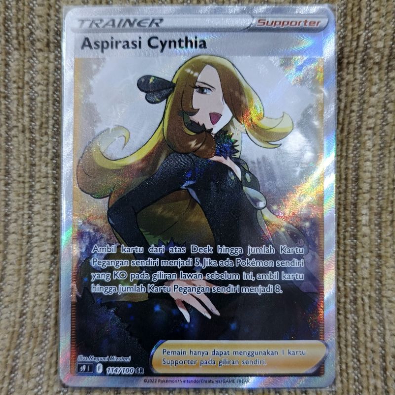Aspirasi Cynthia SR s9 - Pokemon TCG Indonesia foil holo