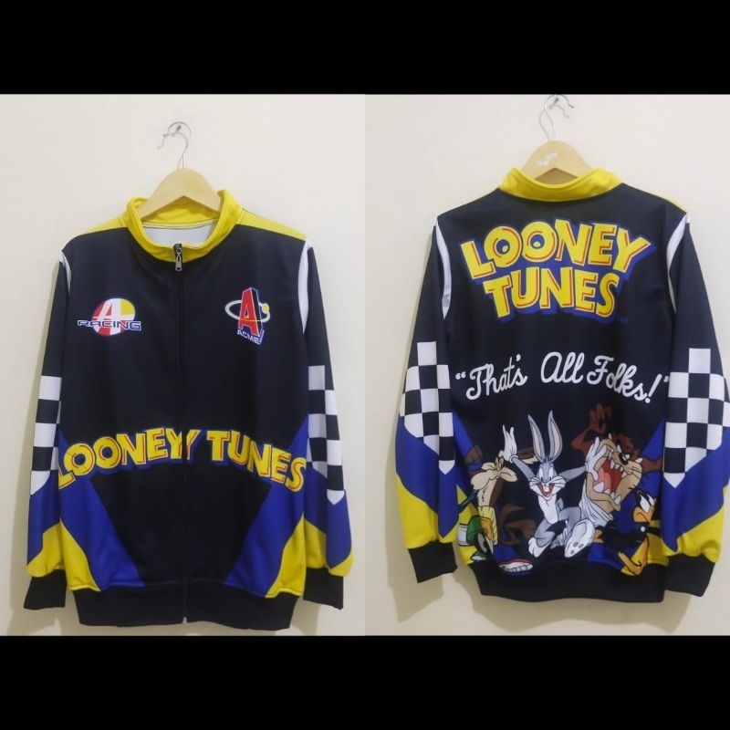 LOONEY TUNES ACME RACE JACKET - BLACK