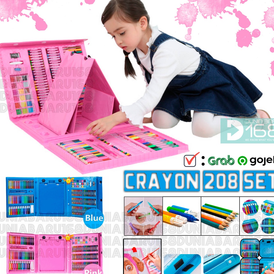 Crayon 28 set  Crayon Set  Crayon art Set  Crayon 15 set  krayon set lengkap