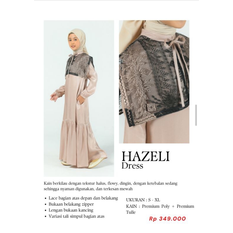 Zoya gamis dress baju anak_hazeli girl dres