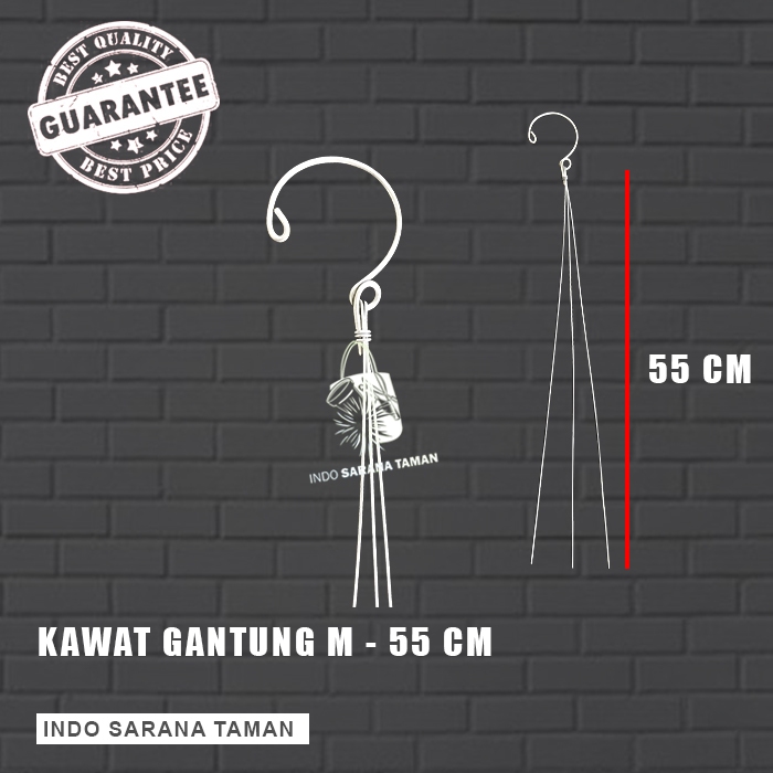 KAWAT GANTUNG POT M 55 cm Kawat Pot Kawat Gantungan Pot