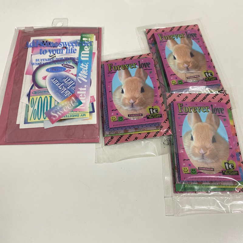 (READY) CLEARANCE SALE MINI L HOLDER PC THENCE FOR PHOTOCARD VOL 3 VERSION LABEL STICKER PACK VER 1