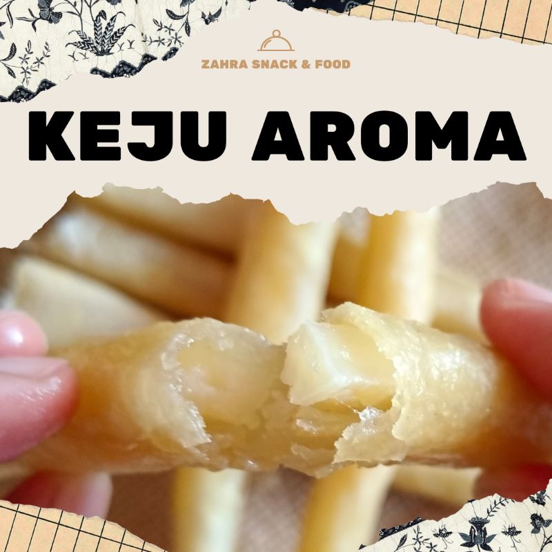

♥️ ZAHRASNACK ♥️ KEJU AROMA CHEESE ROLL ISI 10PCS
