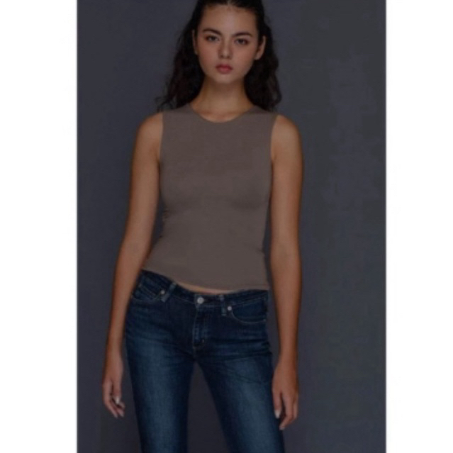 ARUS THE BRAND ROUND NECK TANK SABLE NEW READY XL-XXL