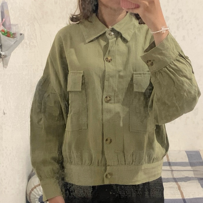 Preloved kemeja hijau