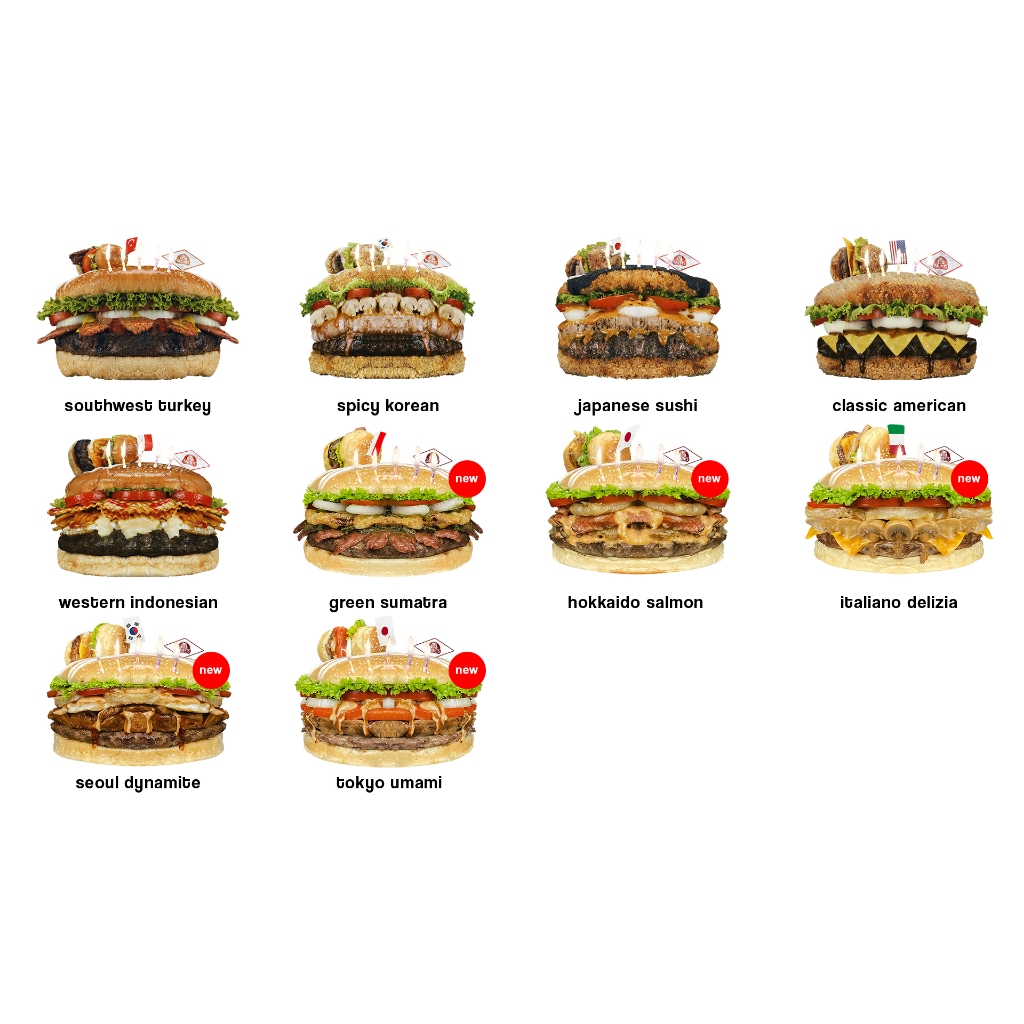 

NOB Regular Monster Birthday Burger 20cm (Birthday Cake Aesthetic)