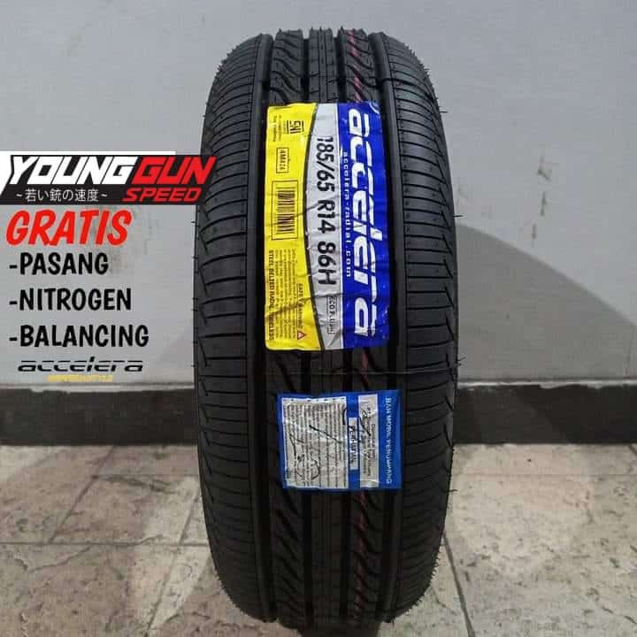 Ban Mobil 185 65 R14 Tubles Ban 185/65 ring 14 Accelera Eco Plush sigra,cayla,brio,agya