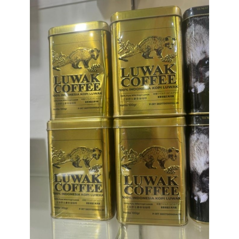 

Coffee Tincan luwak gold 100gram
