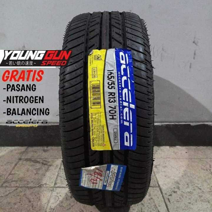 Ban Tubles 165 55 R13 Accelera Gamma Ring 13 Baru