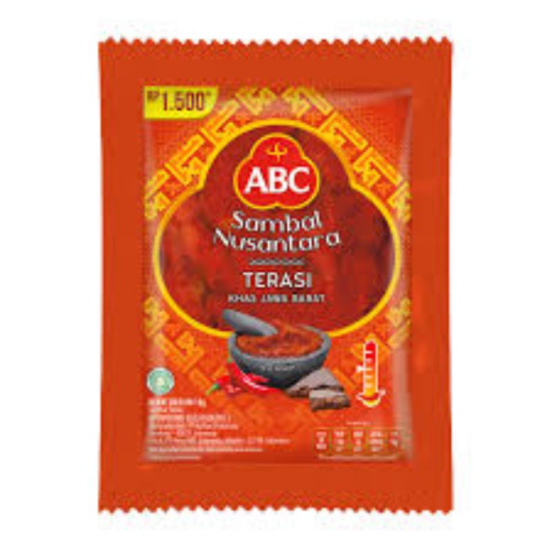 

Sambal Terasi Sachet Isi 10 @20 gr