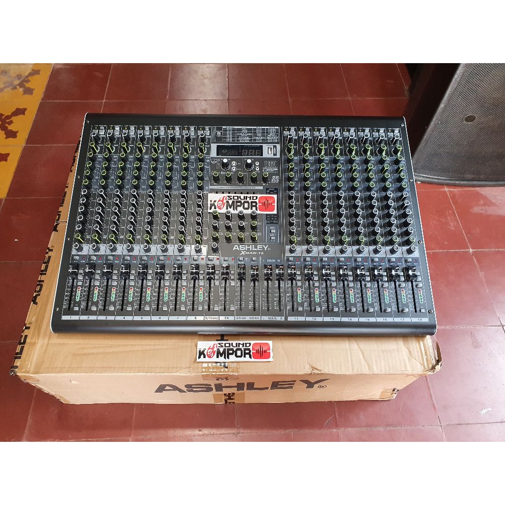 MIXER ASHLEY XMAN16 X MAN16 / XMAN 16 16CH USB-BLUETOOTH-SOUNDCARD XMAN-16