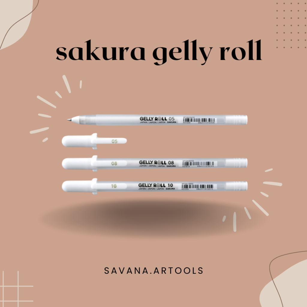 

Sakura Gelly Roll White Gel/Pulpen Putih